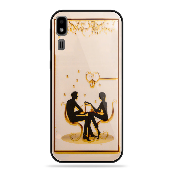 Designer Soft TPU Fancy Back Case Cover for Samsung A2 Core (24 PCS. SET)