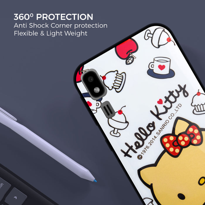 Designer Soft TPU Fancy Back Case Cover for Samsung A2 Core