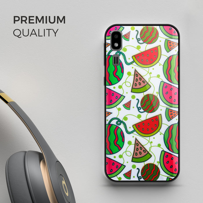 Designer Soft TPU Fancy Back Case Cover for Samsung A2 Core