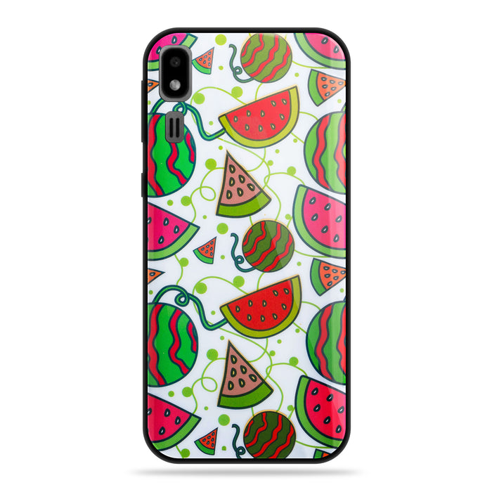 Designer Soft TPU Fancy Back Case Cover for Samsung A2 Core (24 PCS. SET)