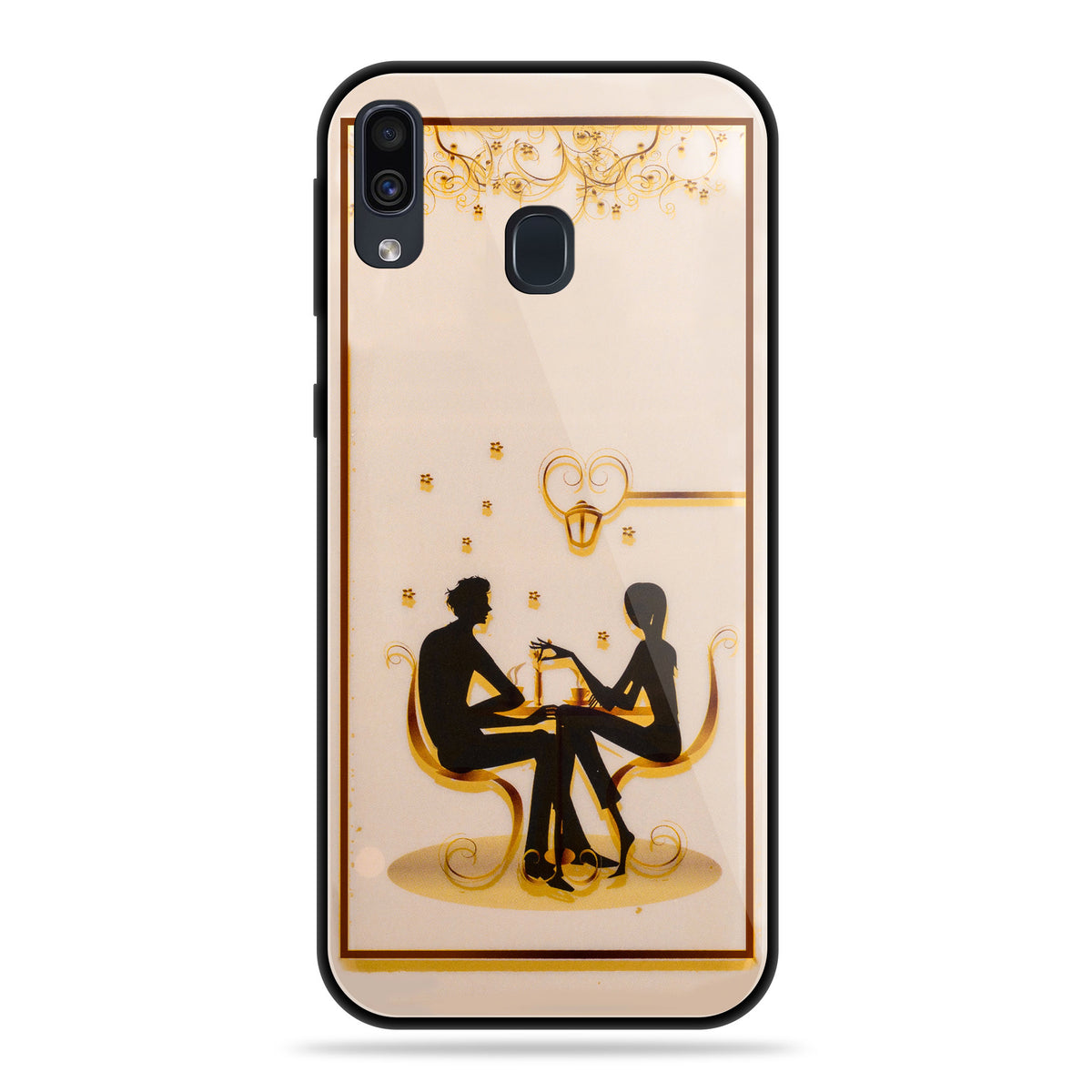 Designer Soft TPU Fancy Back Case Cover for Samsung A20