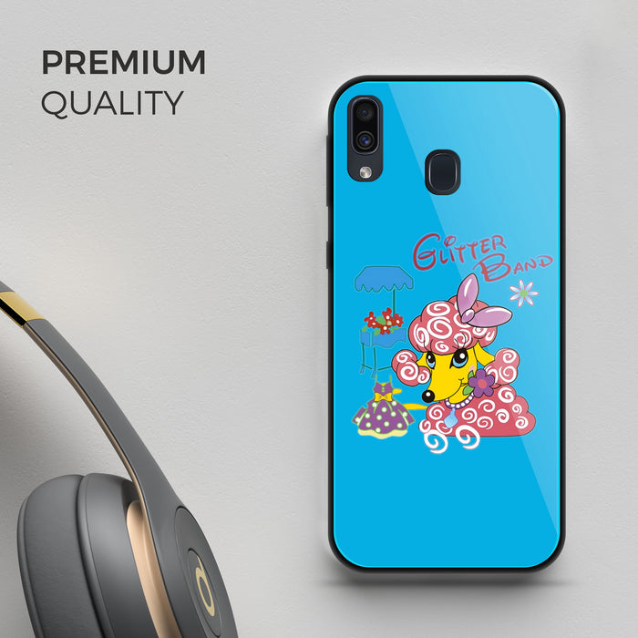 Designer Soft TPU Fancy Back Case Cover for Samsung A20