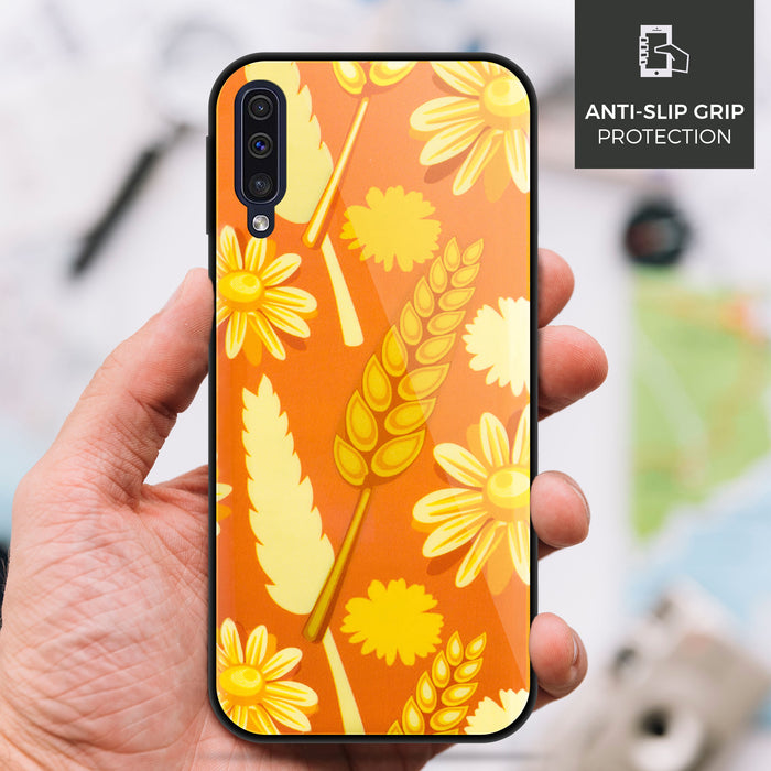 Designer Soft TPU Fancy Back Case Cover for Samsung A50