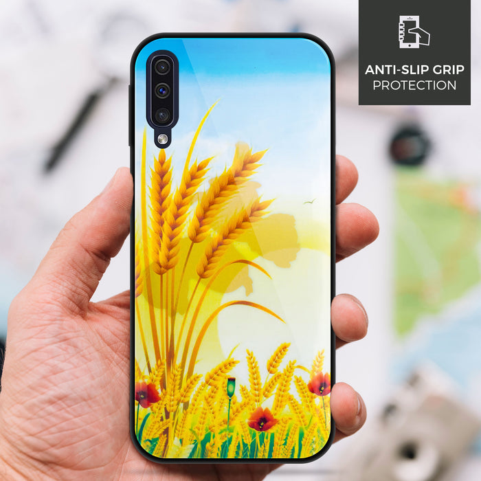 Designer Soft TPU Fancy Back Case Cover for Samsung A50