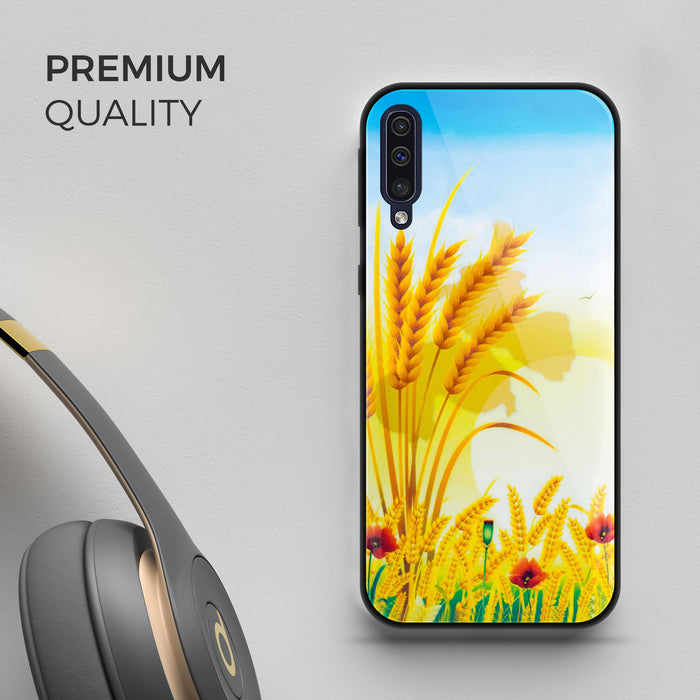 Designer Soft TPU Fancy Back Case Cover for Samsung A50