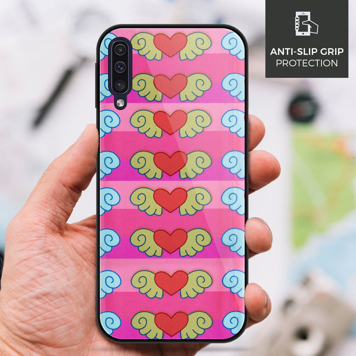 Designer Soft TPU Fancy Back Case Cover for Samsung A50