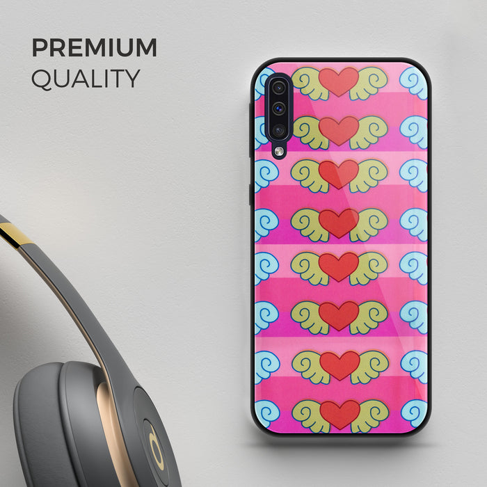 Designer Soft TPU Fancy Back Case Cover for Samsung A50