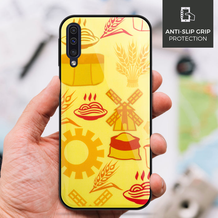 Designer Soft TPU Fancy Back Case Cover for Samsung A50