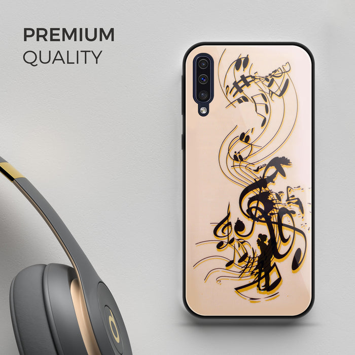 Designer Soft TPU Fancy Back Case Cover for Samsung A50