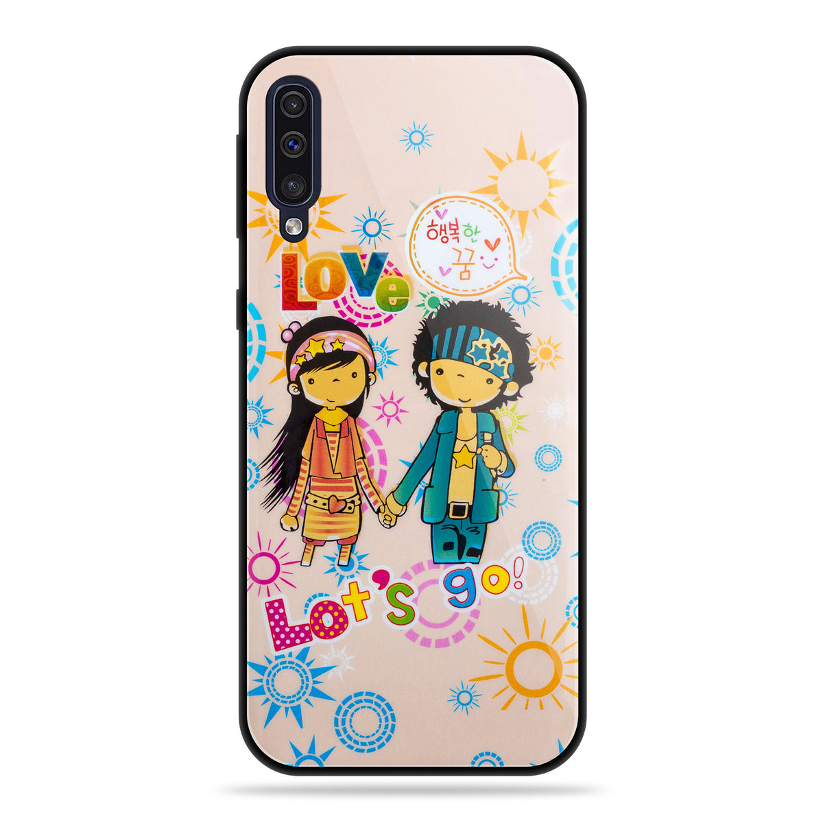 Designer Soft TPU Fancy Back Case Cover for Samsung A50