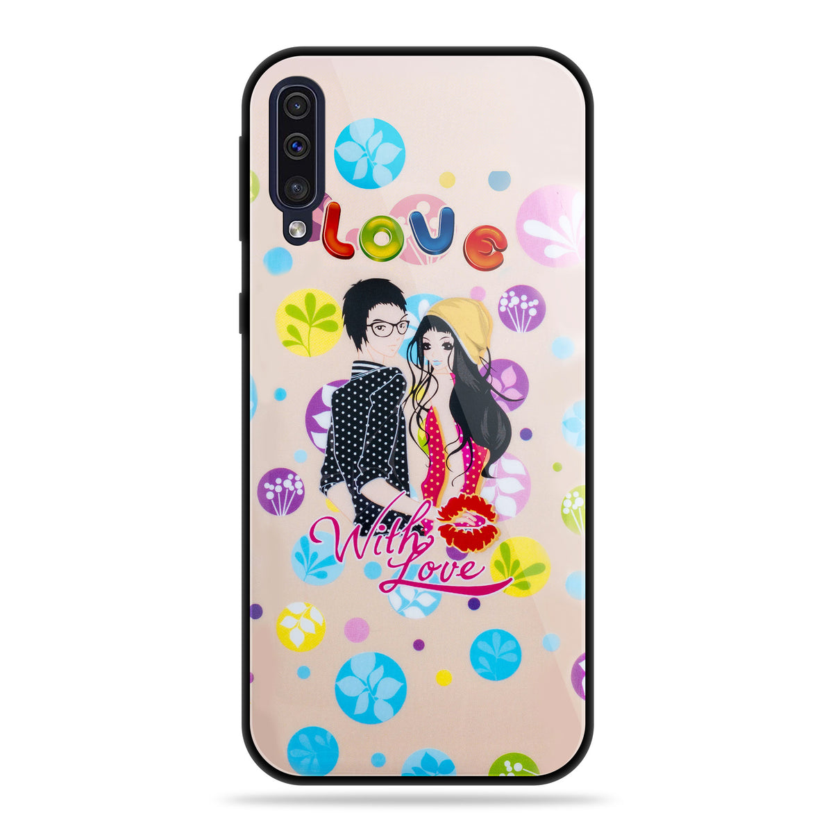 Designer Soft TPU Fancy Back Case Cover for Samsung A50