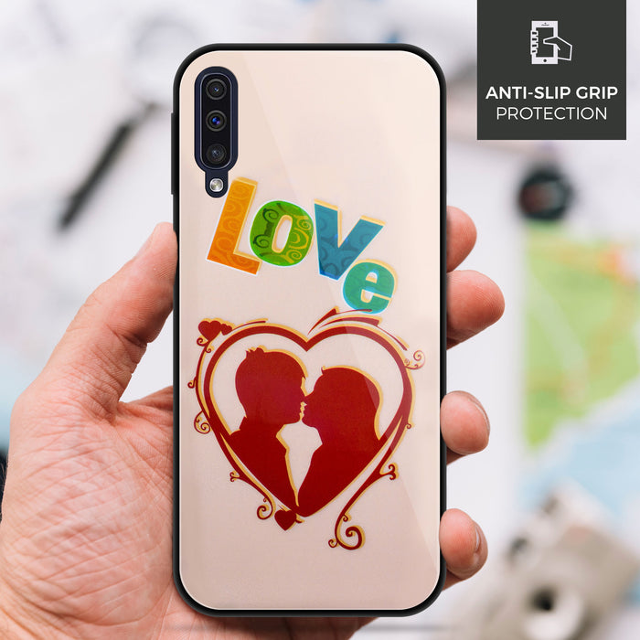 Designer Soft TPU Fancy Back Case Cover for Samsung A50