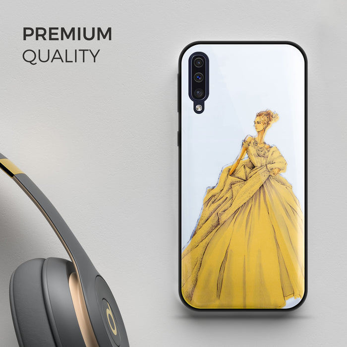 Designer Soft TPU Fancy Back Case Cover for Samsung A50