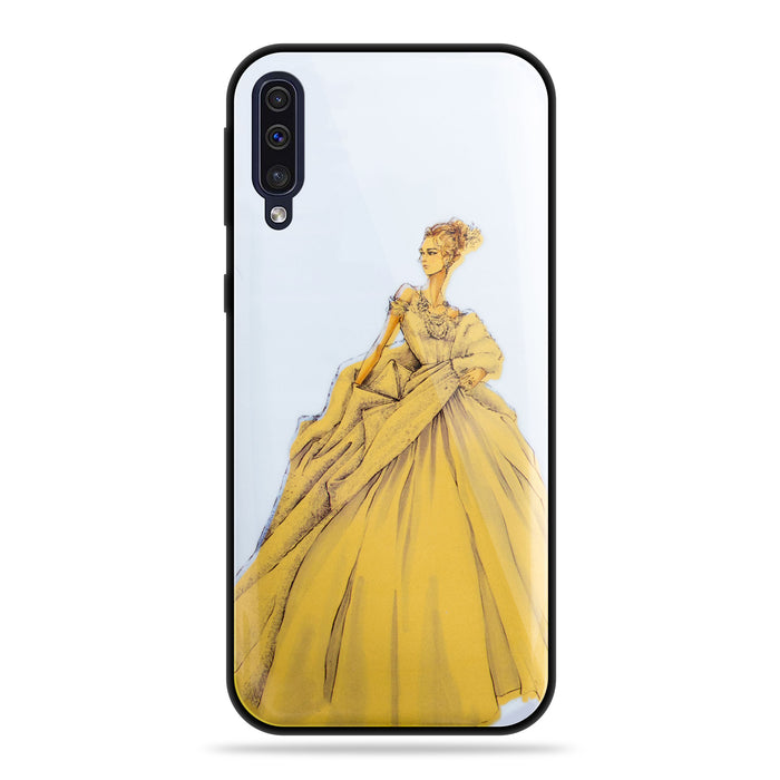 Designer Soft TPU Fancy Back Case Cover for Samsung A50 (24 PCS. SET)