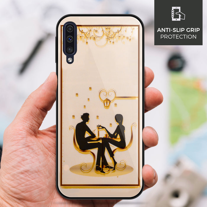 Designer Soft TPU Fancy Back Case Cover for Samsung A50