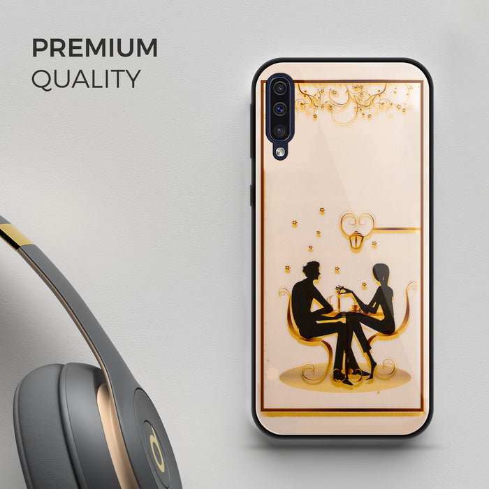 Designer Soft TPU Fancy Back Case Cover for Samsung A50