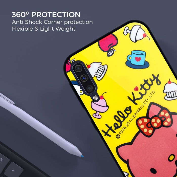 Designer Soft TPU Fancy Back Case Cover for Samsung A50