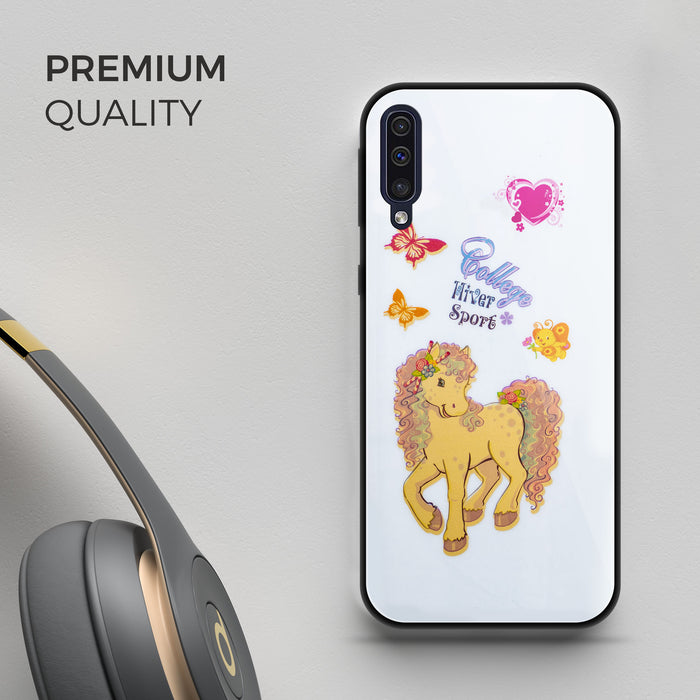 Designer Soft TPU Fancy Back Case Cover for Samsung A50