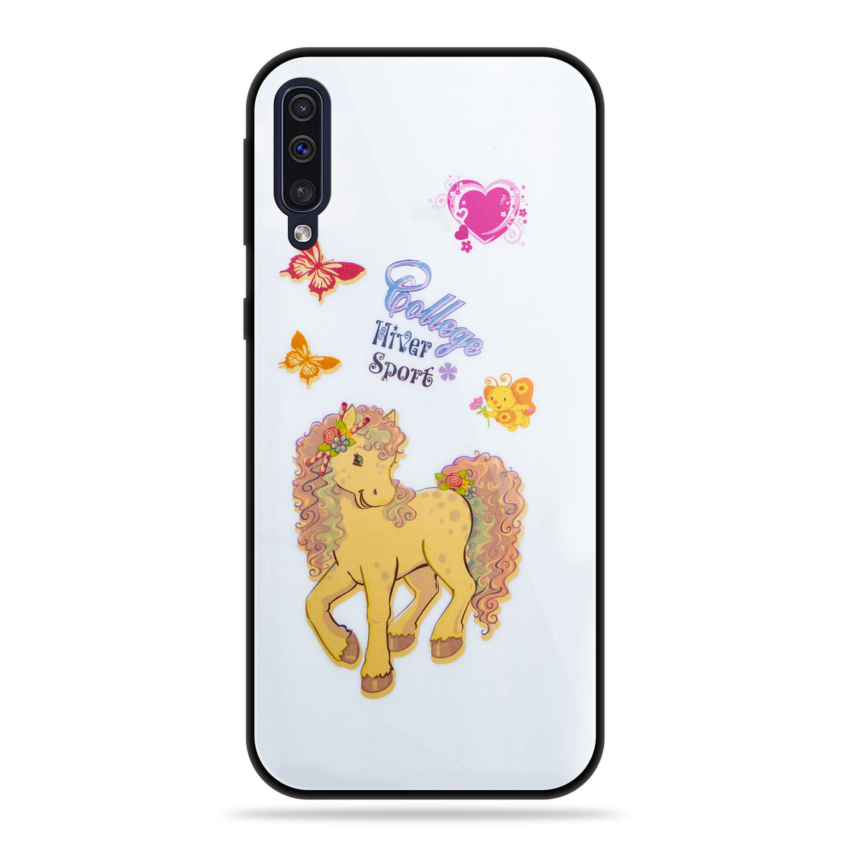 Designer Soft TPU Fancy Back Case Cover for Samsung A50