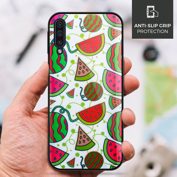 Designer Soft TPU Fancy Back Case Cover for Samsung A50