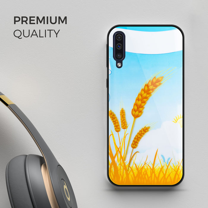 Designer Soft TPU Fancy Back Case Cover for Samsung A50