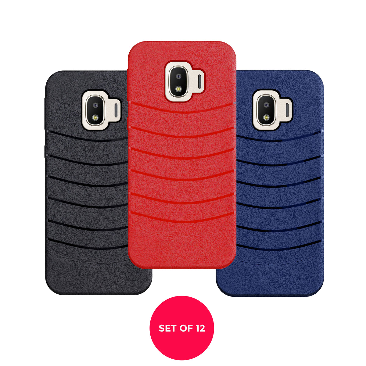 Designer Soft TPU Fancy Back Case Cover for Samsung J2 (12 PCS. SET)