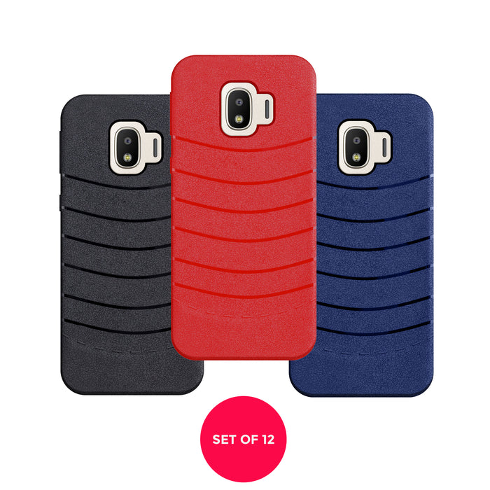 Designer Soft TPU Fancy Back Case Cover for Samsung J2 (12 PCS. SET)