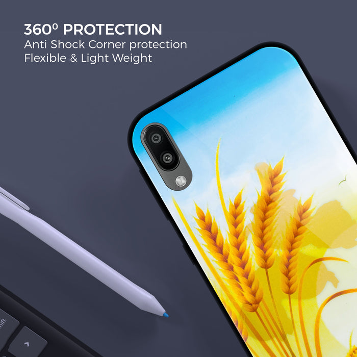 Designer Soft TPU Fancy Back Case Cover for Samsung M10