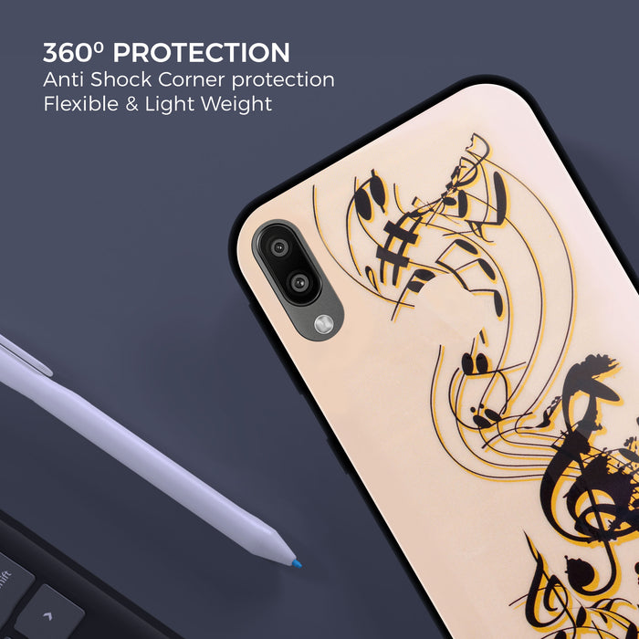 Designer Soft TPU Fancy Back Case Cover for Samsung M10