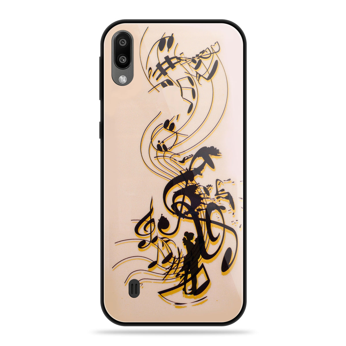 Designer Soft TPU Fancy Back Case Cover for Samsung M10