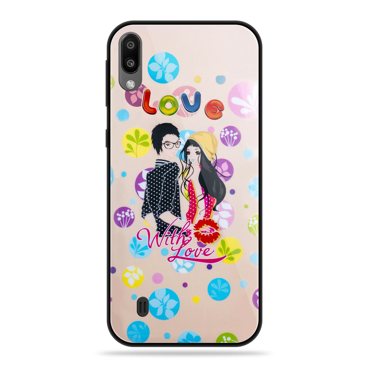 Designer Soft TPU Fancy Back Case Cover for Samsung M10