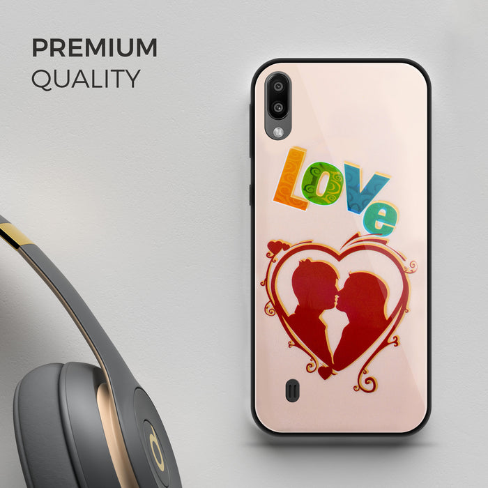 Designer Soft TPU Fancy Back Case Cover for Samsung M10