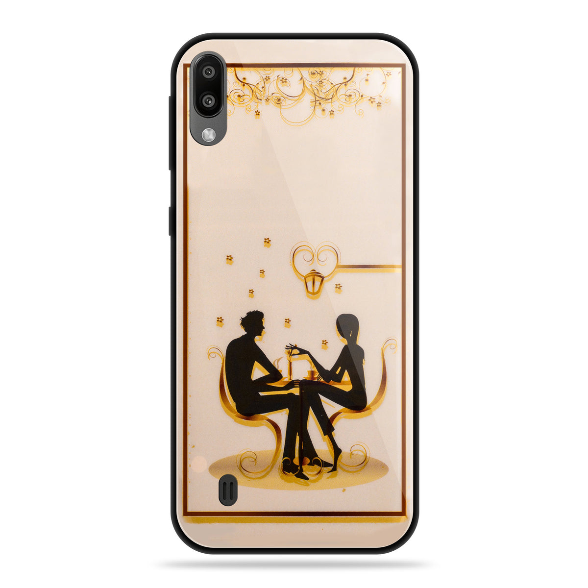 Designer Soft TPU Fancy Back Case Cover for Samsung M10