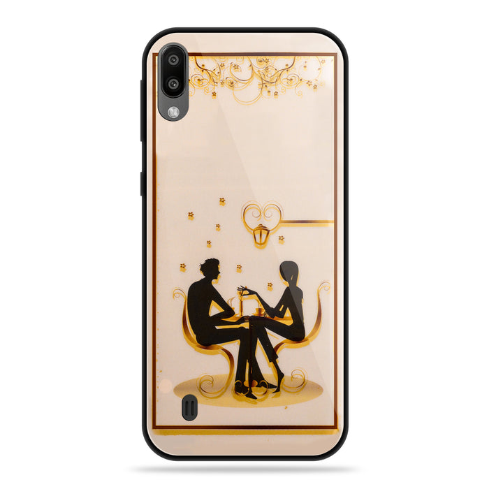 Designer Soft TPU Fancy Back Case Cover for Samsung M10