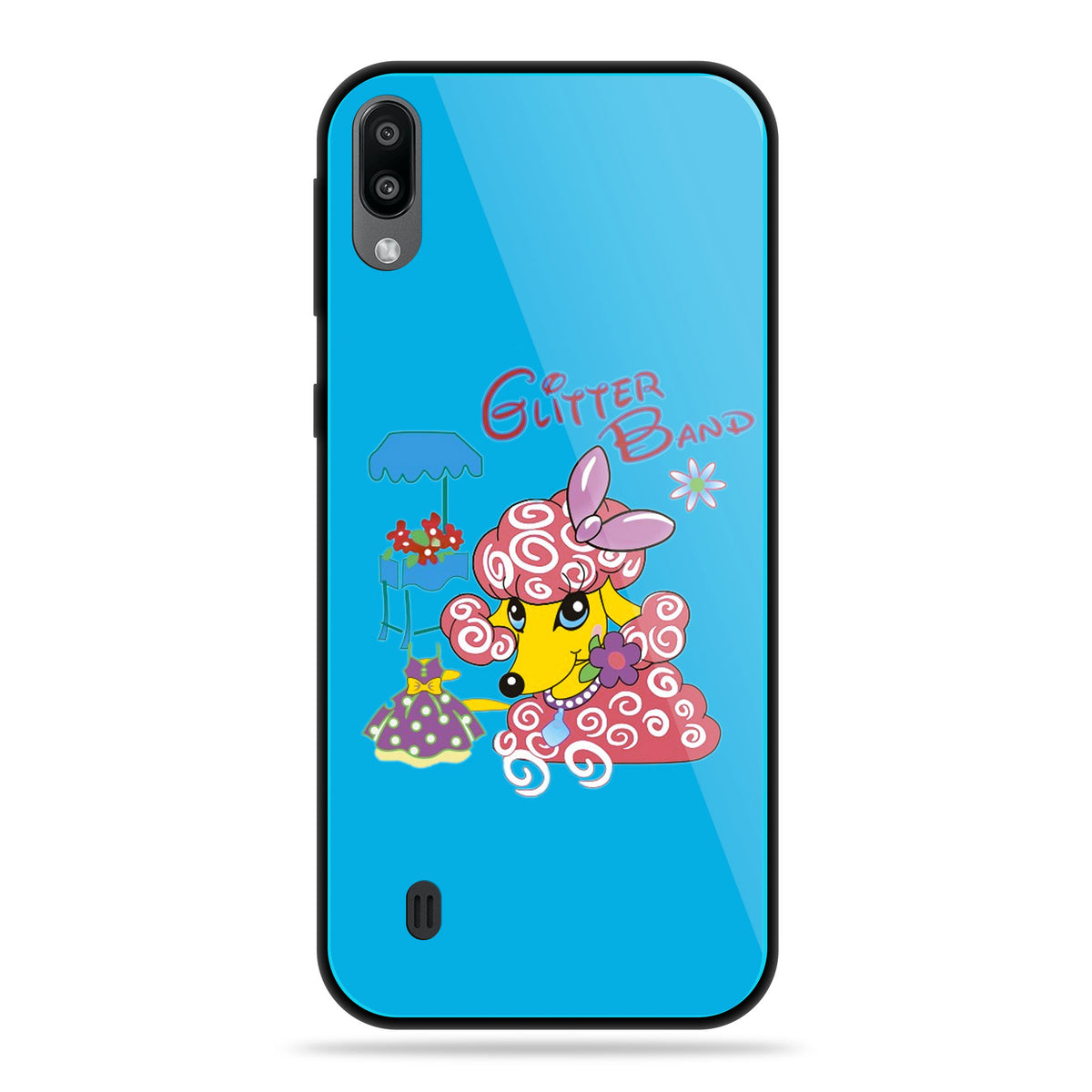 Designer Soft TPU Fancy Back Case Cover for Samsung M10