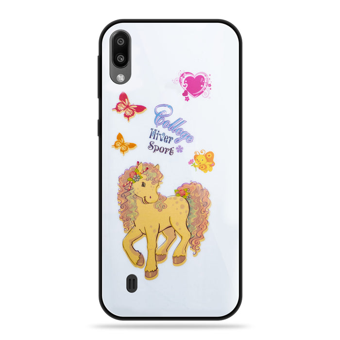 Designer Soft TPU Fancy Back Case Cover for Samsung M10 (24 PCS. SET)