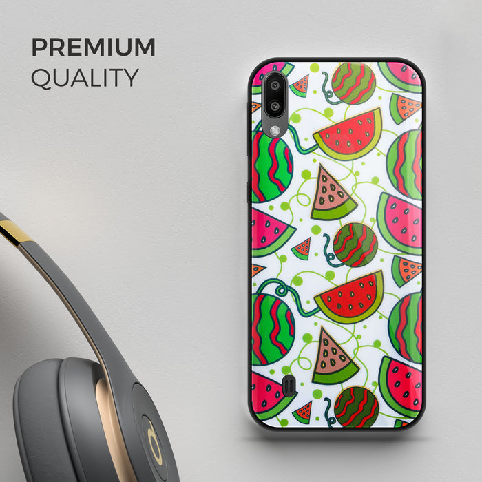 Designer Soft TPU Fancy Back Case Cover for Samsung M10