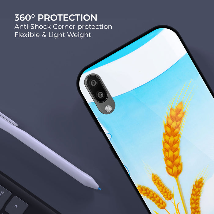 Designer Soft TPU Fancy Back Case Cover for Samsung M10