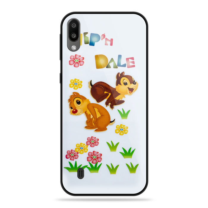 Designer Soft TPU Fancy Back Case Cover for Samsung M10