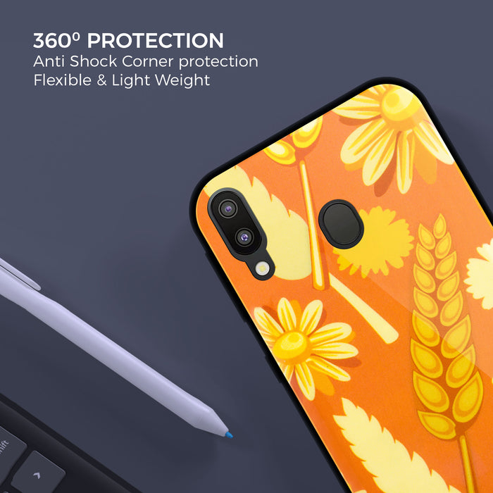 Designer Soft TPU Fancy Back Case Cover for Samsung M20