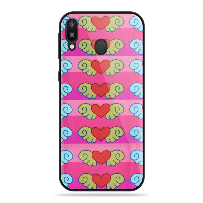 Designer Soft TPU Fancy Back Case Cover for Samsung M20