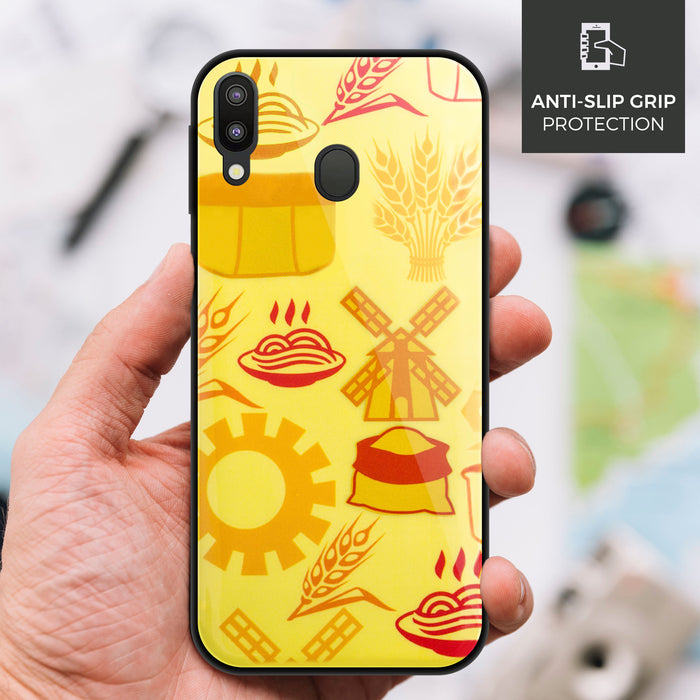 Designer Soft TPU Fancy Back Case Cover for Samsung M20