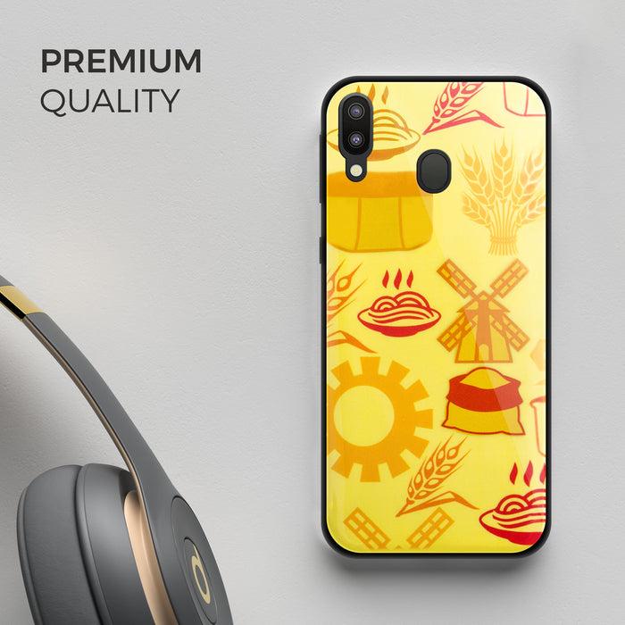 Designer Soft TPU Fancy Back Case Cover for Samsung M20