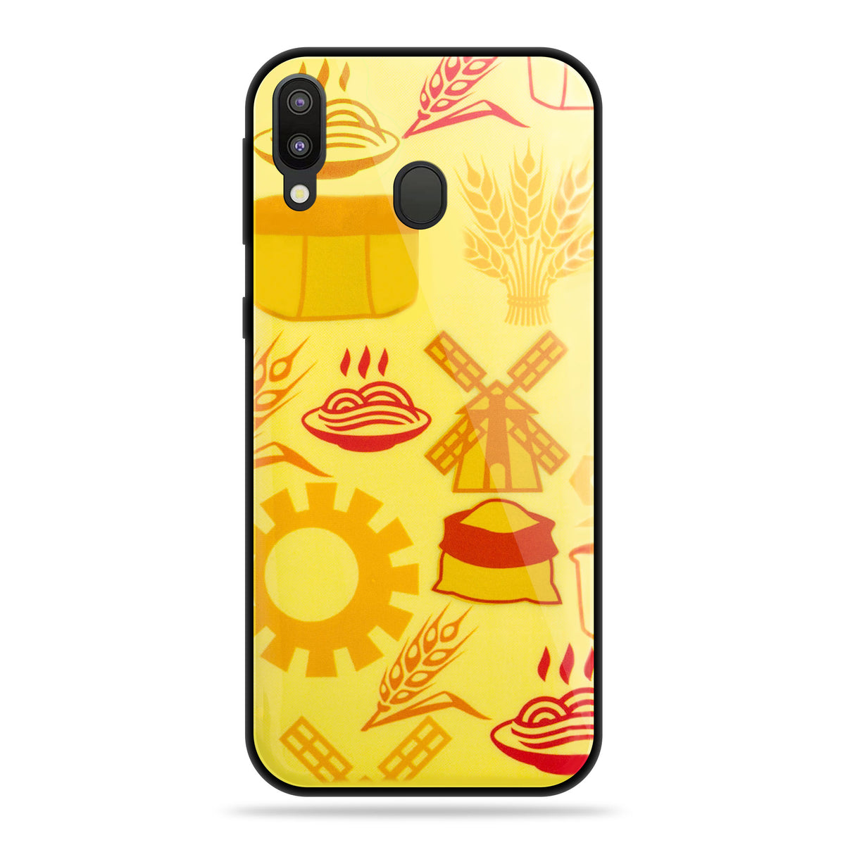Designer Soft TPU Fancy Back Case Cover for Samsung M20