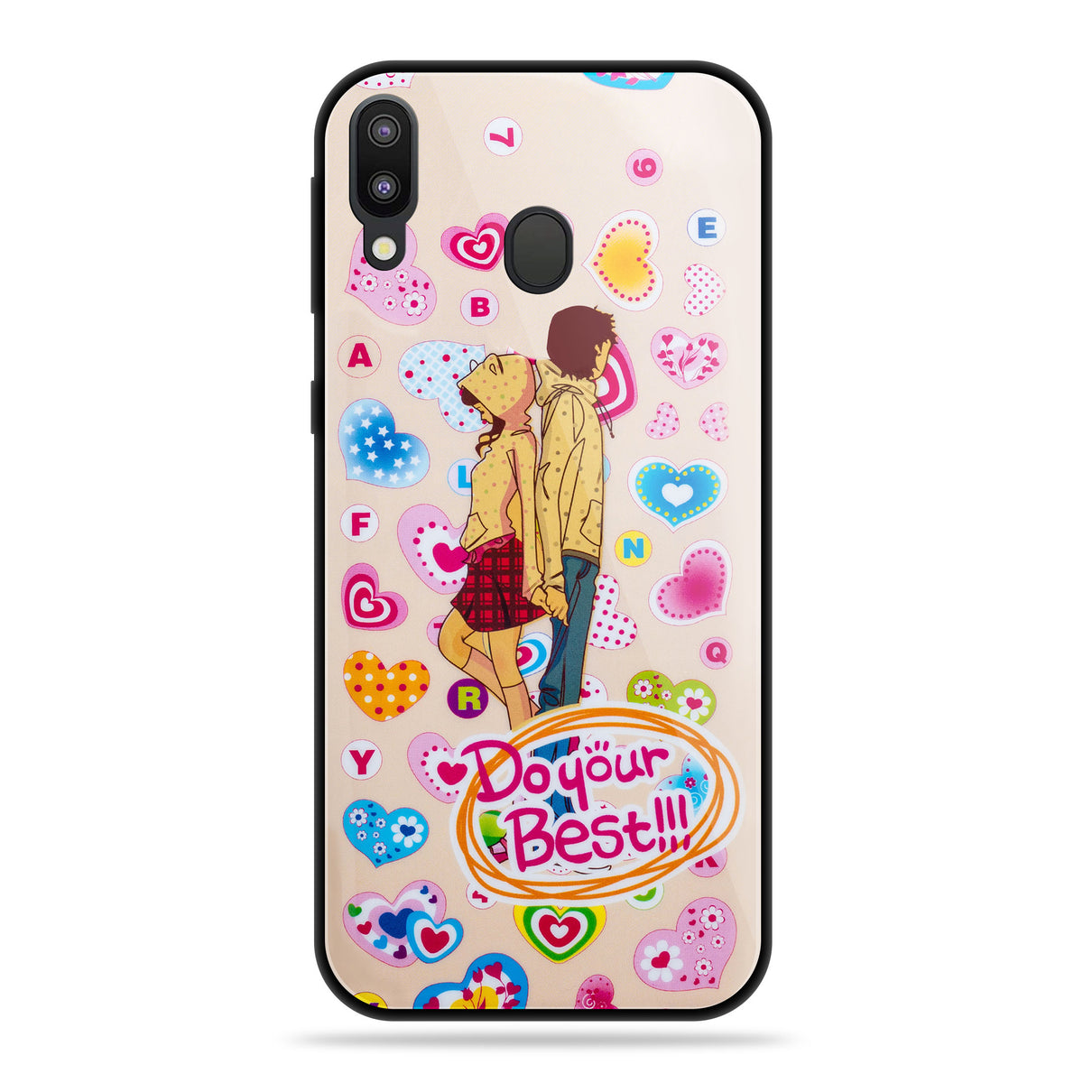 Designer Soft TPU Fancy Back Case Cover for Samsung M20