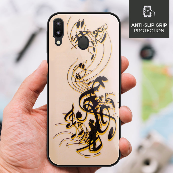 Designer Soft TPU Fancy Back Case Cover for Samsung M20