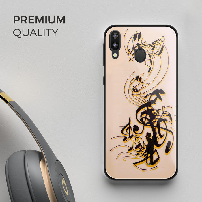 Designer Soft TPU Fancy Back Case Cover for Samsung M20