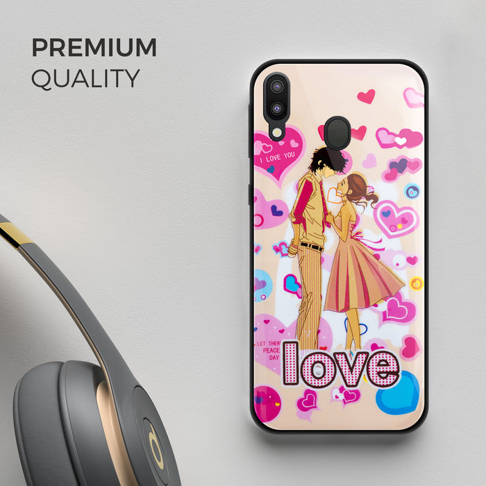 Designer Soft TPU Fancy Back Case Cover for Samsung M20