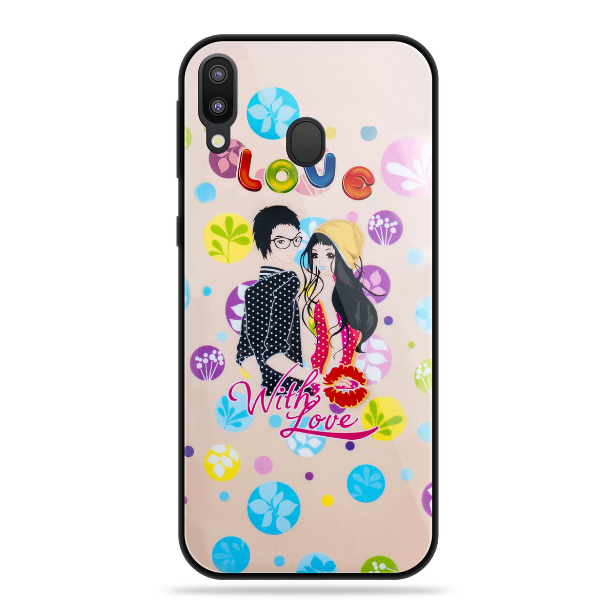 Designer Soft TPU Fancy Back Case Cover for Samsung M20