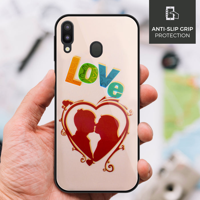 Designer Soft TPU Fancy Back Case Cover for Samsung M20
